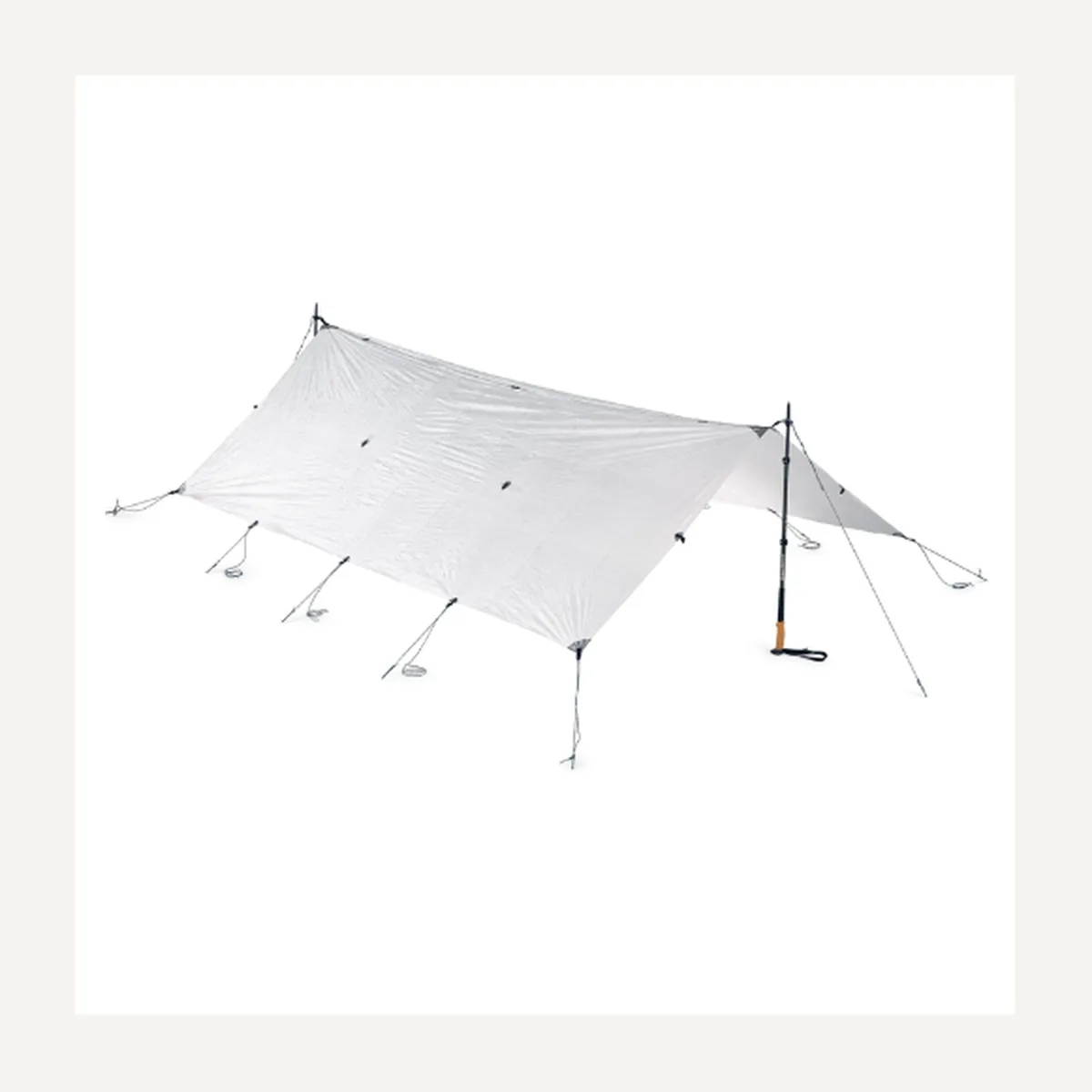 Hyperlite Mountain Gear white Dyneema flat tarp